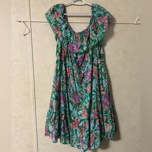 Terra & Sky Multicolor Floral Dress